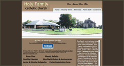 Desktop Screenshot of holyfamily1699.org